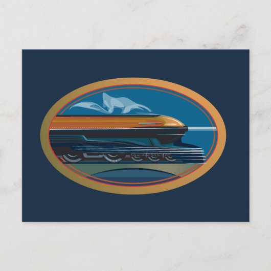 Zugkunst Postkarte (Vorderseite)