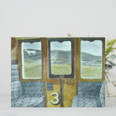 Zuglandschaft (von Eric Ravilious) Karte (Stehend Vorderseite)