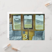 Zuglandschaft (von Eric Ravilious) Karte (Vorderseite/Rückseite Beispiel)
