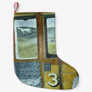 Zuglandschaft (von Eric Ravilious) Kleiner Weihnachtsstrumpf