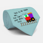 Zugliebhaber Funny Krawatte für Männer (Gerollt)