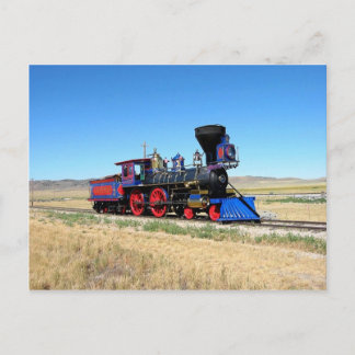 Zuglokomotive Postkarte