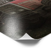 Zugmaschine auf dem Bauernhof Fotodruck (Ecke)