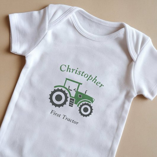 Zugmaschine Baby Strampler
