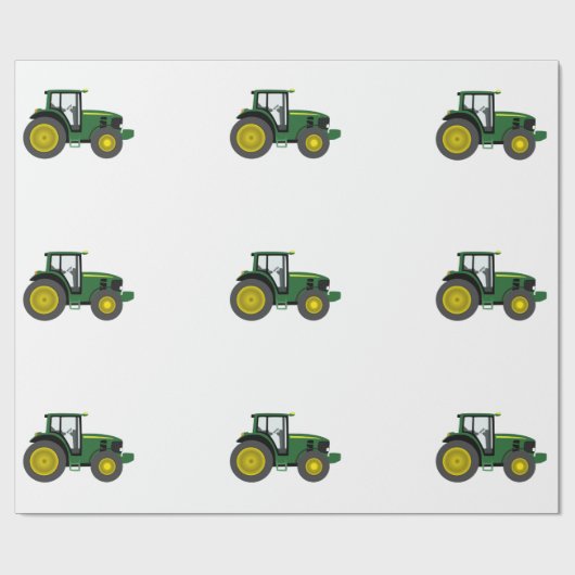 Zugmaschine Geschenkpapier (Flach)