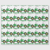 Zugmaschine Geschenkpapier (Flach)