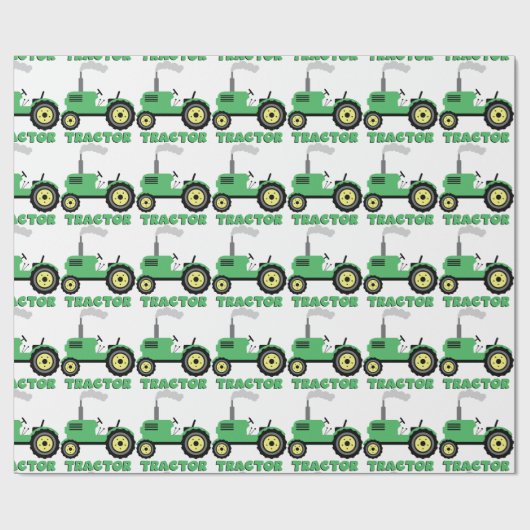 Zugmaschine Geschenkpapier (Flach)