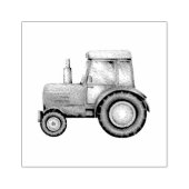 Zugmaschine Gummistempel (Prägung)