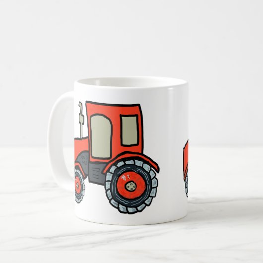 Zugmaschine Kaffeetasse (Vorderseite Links)