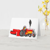 Zugmaschine Karte (Gelbe Blume)