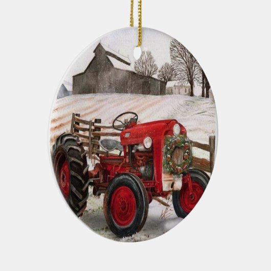 Zugmaschine Keramik Ornament (Rechts)