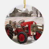 Zugmaschine Keramik Ornament (Vorne)