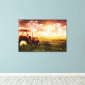 Zugmaschine Leinwanddruck (Insitu (Holzboden))