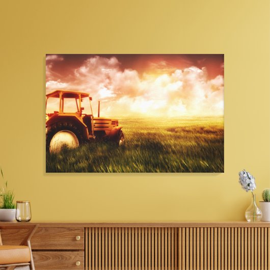 Zugmaschine Leinwanddruck (Insitu (Wohnzimmer))