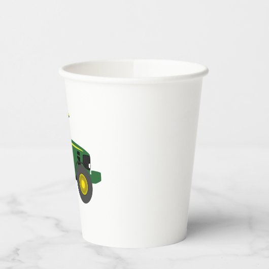 Zugmaschine Pappbecher (Links)