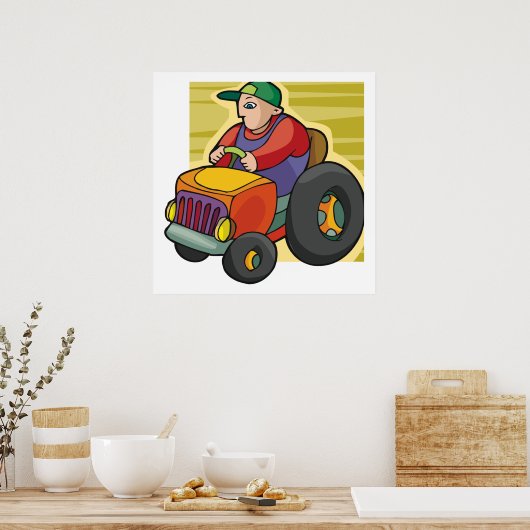 Zugmaschine Poster (Küche)