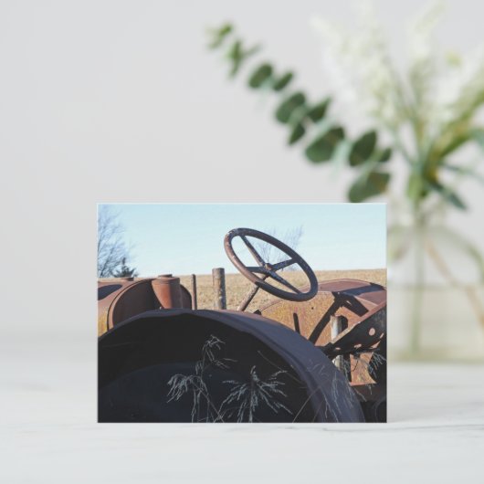 Zugmaschine Postkarte (Stehend Vorderseite)