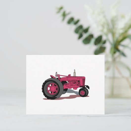 Zugmaschine Postkarte (Stehend Vorderseite)