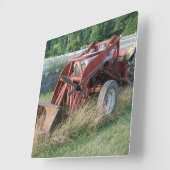 Zugmaschine Quadratische Wanduhr (Winkel)