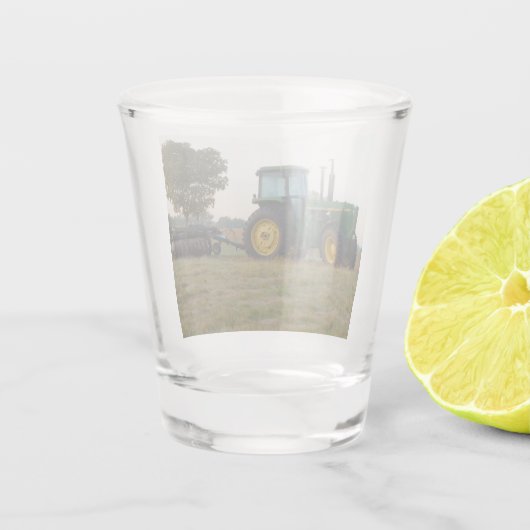 Zugmaschine Schnapsglas (Rückseite)