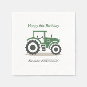 Zugmaschine Serviette (Vorderseite)