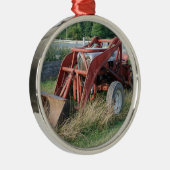 Zugmaschine Silbernes Ornament (Rechts)