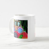 Zugmaschine und Schnecke Kaffeetasse (Vorderseite Links)