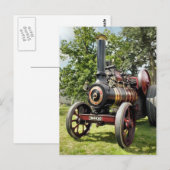 ZUGMASCHINEN POSTKARTE (Vorne/Hinten)