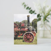 ZUGMASCHINEN POSTKARTE (Stehend Vorderseite)