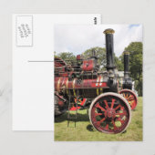 ZUGMASCHINEN POSTKARTE (Vorne/Hinten)