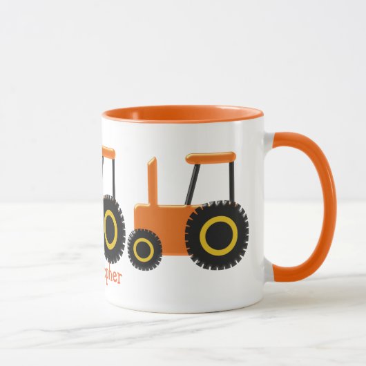 Zugmaschinendesign Tasse (Rechts)