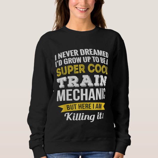 Zugmechaniker Anerkennung Sweatshirt (Vorderseite)
