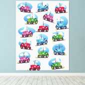 Zugmuster Leinwanddruck (Insitu (Holzboden))