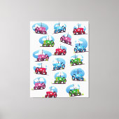 Zugmuster Leinwanddruck (Vorderseite)