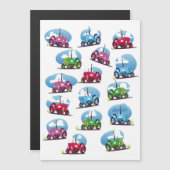 Zugmuster Magnetkarte (Vorne/Hinten)