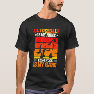 Zugpferd-Meme für einen Clydesdale-Reiter 1 T-Shirt