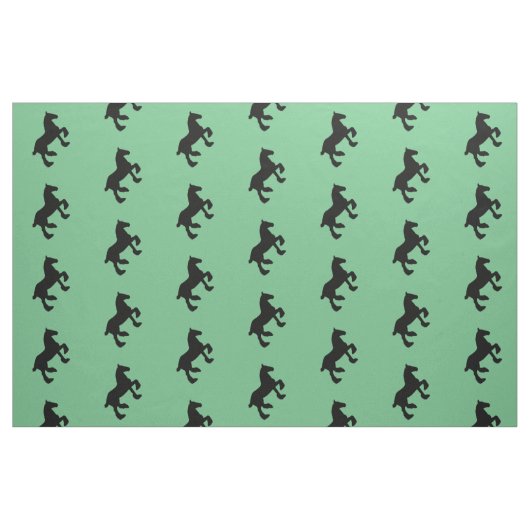 Zugpferd-Silhouette Rustikale westliche Equine-Kun Stoff (Fat Quarter (45,7 x 55,9 cm))