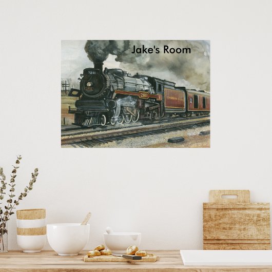 Zugplakat Poster (Küche)