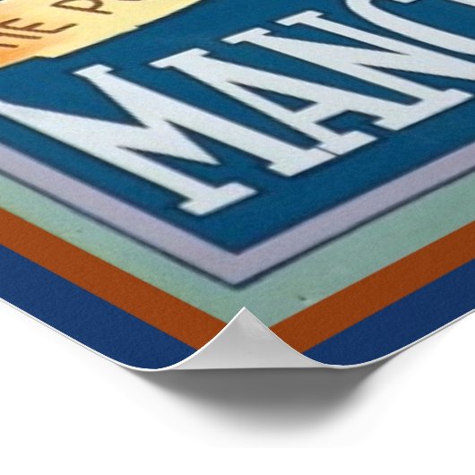 Zugplakat Poster (Ecke)