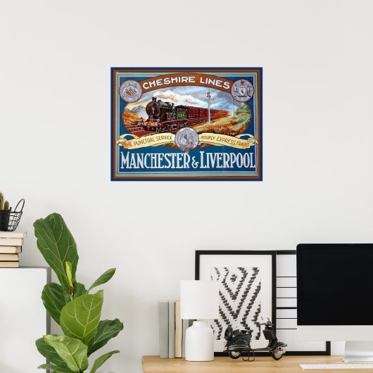 Zugplakat Poster (Heimbüro)