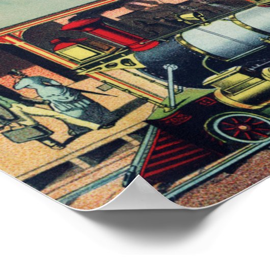 Zugplakat Poster (Ecke)