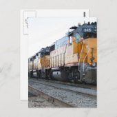 Zugpostkarte Postkarte (Vorne/Hinten)