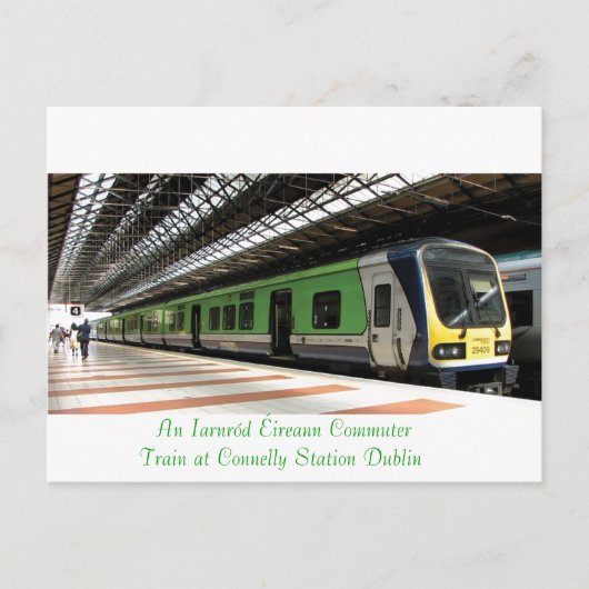 Zugpostkarte Postkarte (Vorderseite)