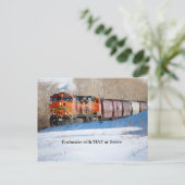 Zugpostkarte Postkarte (Stehend Vorderseite)