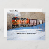 Zugpostkarte Postkarte (Vorne/Hinten)