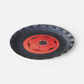 Zugrad Pappteller (Schrägansicht)