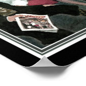 "Zugreisende" 1922 Art Deco Poster (Ecke)