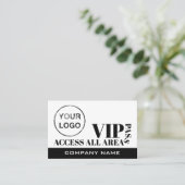 Zugriff auf alle Bereiche Logo-Design, VIP-Karten Visitenkarte (Stehend Vorderseite)