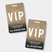 Zugriff auf Black Gold VIP Ausweis (Vorder- & Rückseite)