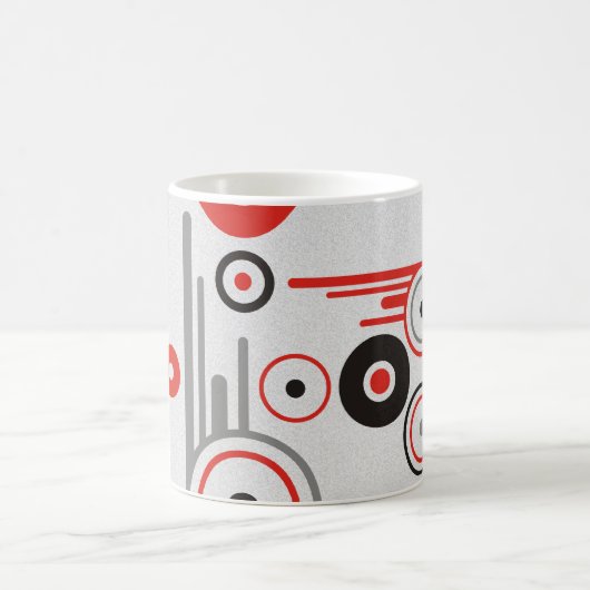 Zugriff | Grauer Spritzer Kaffeetasse (Mittel)